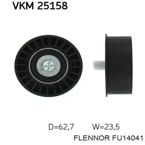 FU14041 Flennor Паразитный ведущий ролик
