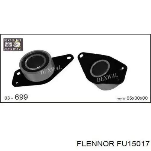 Обводной ролик ремня ГРМ Flennor FU15017 цена, от 16.34 USD