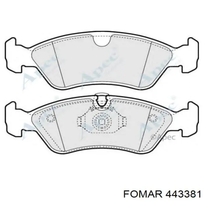Купить 71282BAAP Aplus Колодки тормозные