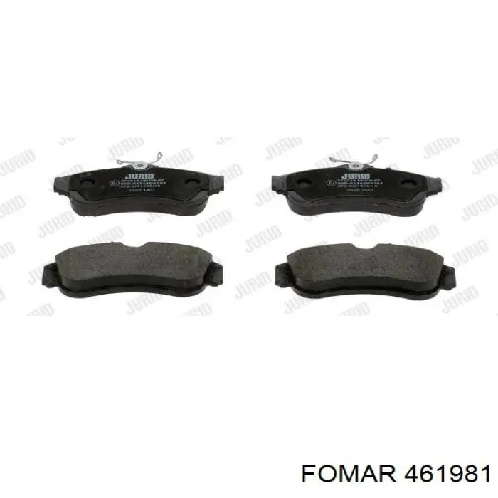 Колодки Fomar Roulunds 461981 цена, от 17.76 USD