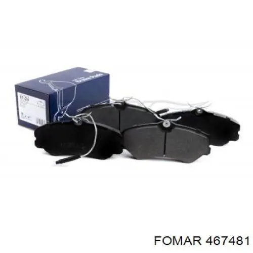 467481 Fomar Roulunds Колодки передние