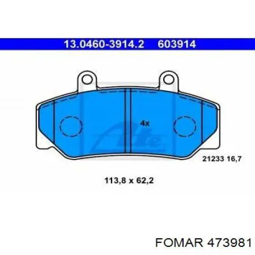 473981 Fomar Roulunds