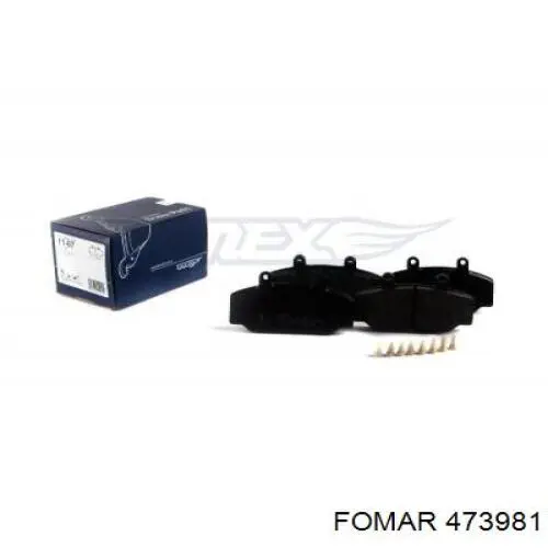 Передние тормозные колодки 271182 Volvo