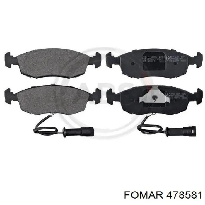 Передние тормозные колодки RP0371 Raiso