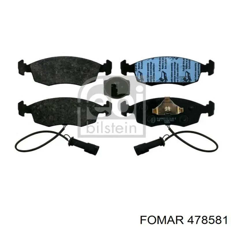 Передние тормозные колодки MKD298 Friction Master
