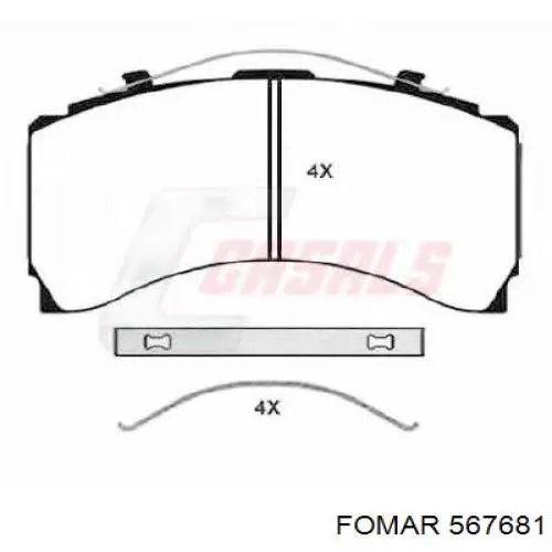 Купить BCV29244TK Beral Колодки тормозные задние, дисковые