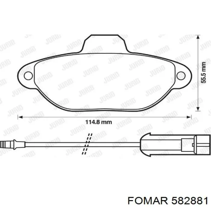 Тормозные колодки VALEO 302110
