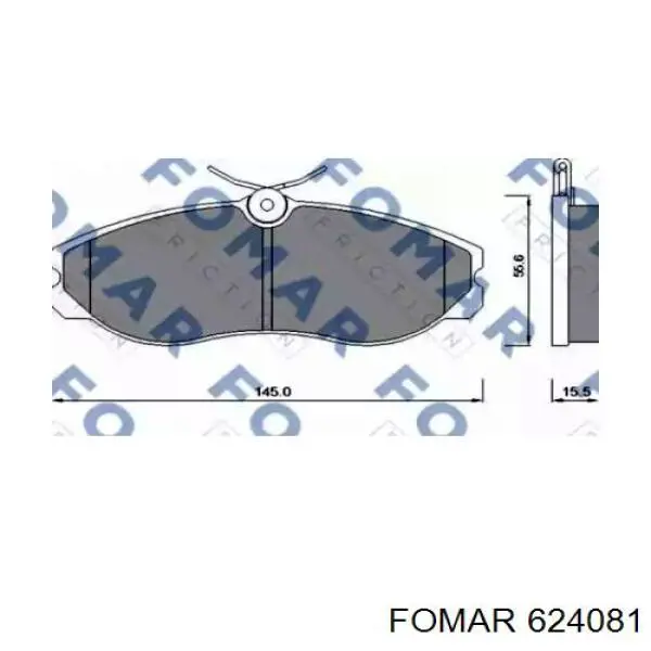 Тормозные колодки Asimco KD1411