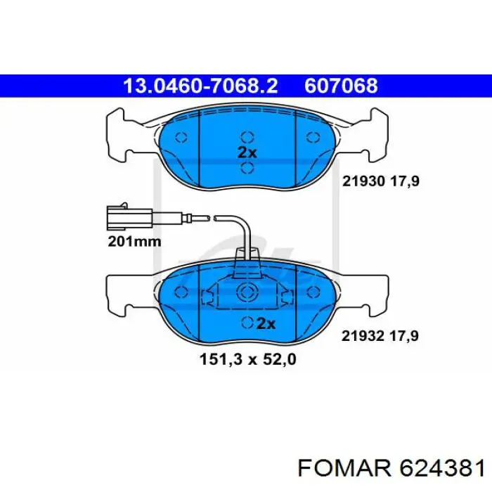 Купить 219137 Hart Колодки тормозные