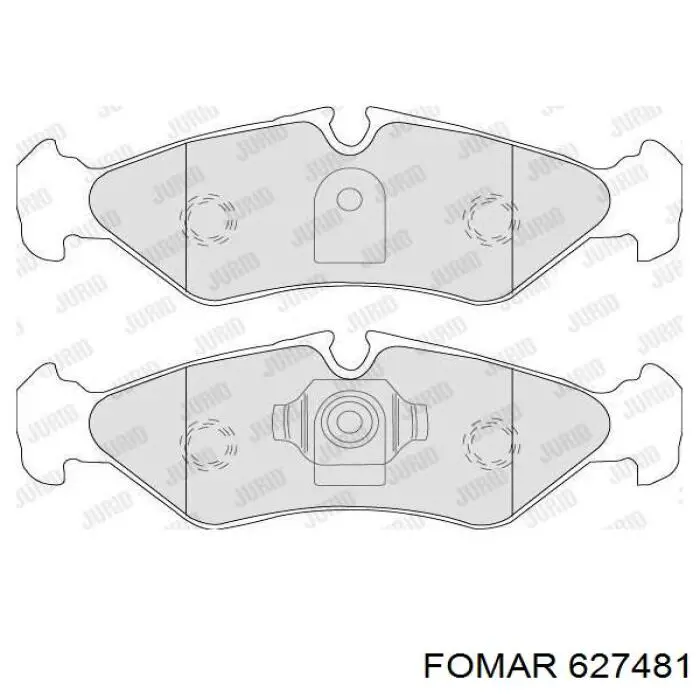 Колодки дисковые  Fomar Roulunds 627481 цена, от 16.57 USD