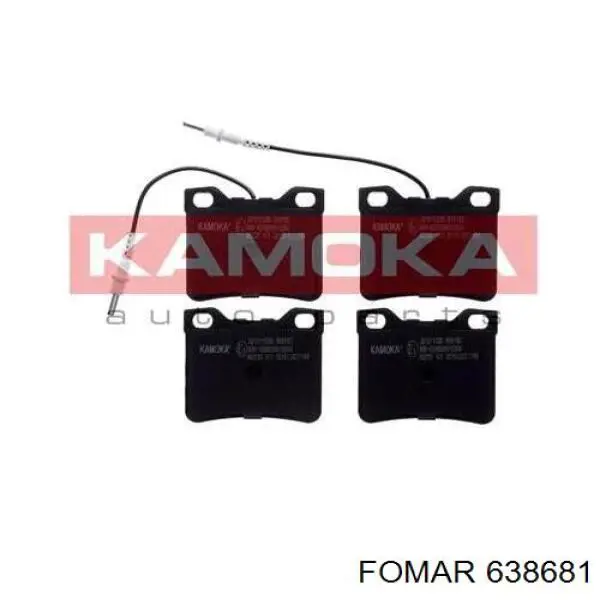 Задние тормозные колодки 301063 VALEO