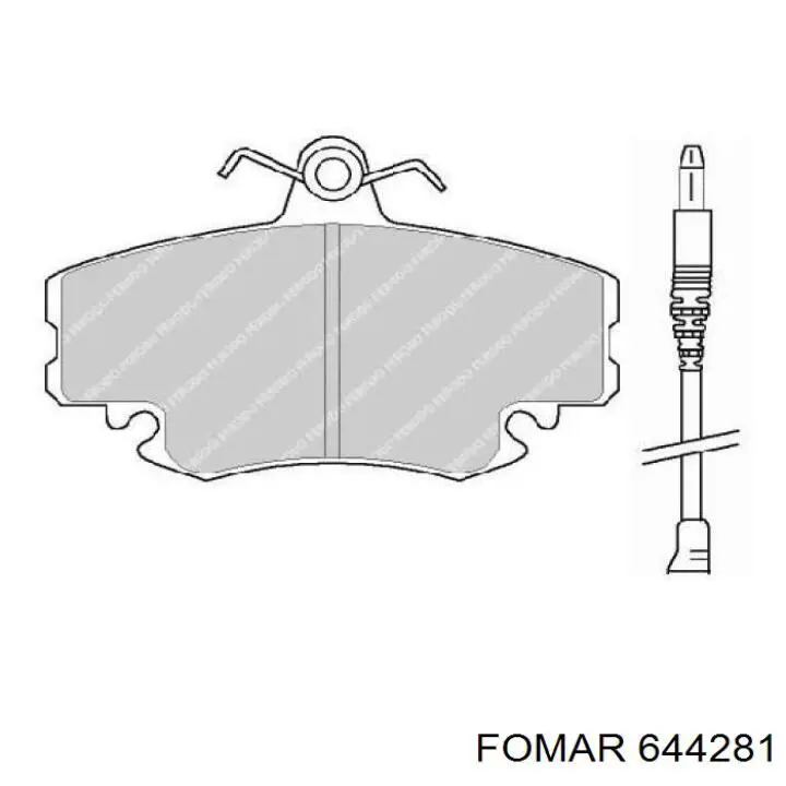 Колодки Dafmi D143E цена, от 12.10 USD