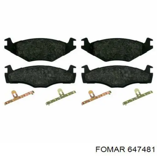 Колодки Fomar Roulunds 647481 цена, от 14.15 USD