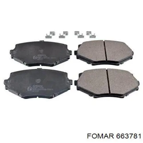 Передние тормозные колодки LDY73323Z Mazda