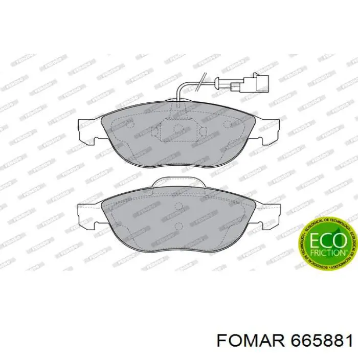 Купить 540888 VALEO Колодки тормозные