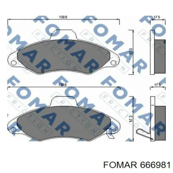 S70-0078 Polcar колодки тормозные передние дисковые