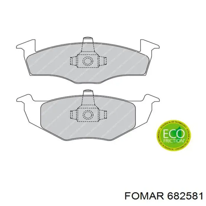 Передние тормозные колодки 301403 VALEO