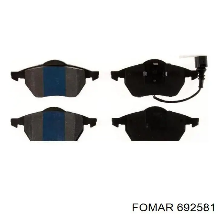 Колодки Fomar Roulunds 692581 цена, от 24.76 USD