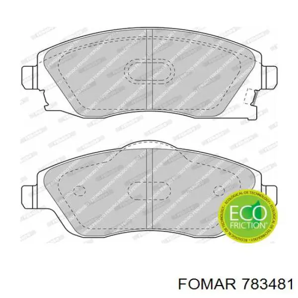 Колодки Fomar Roulunds 783481 цена, от 17.44 USD