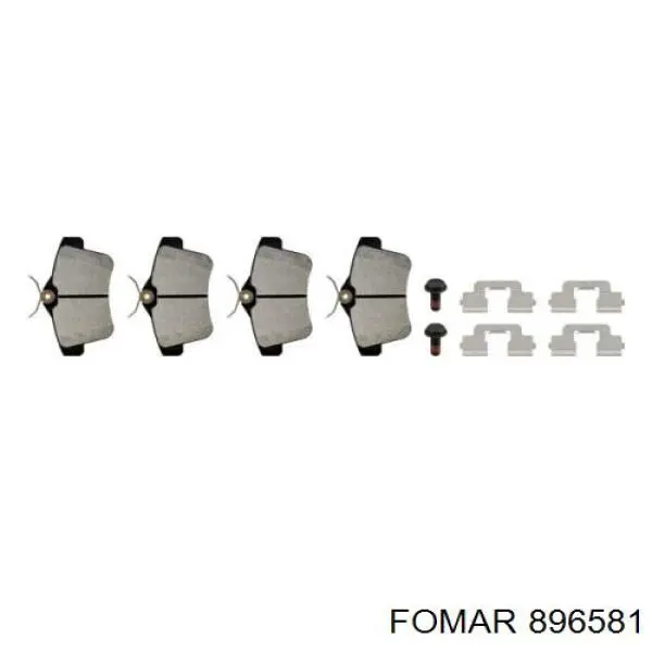 P61114X Brembo Колодки тормозные дисковые комплект