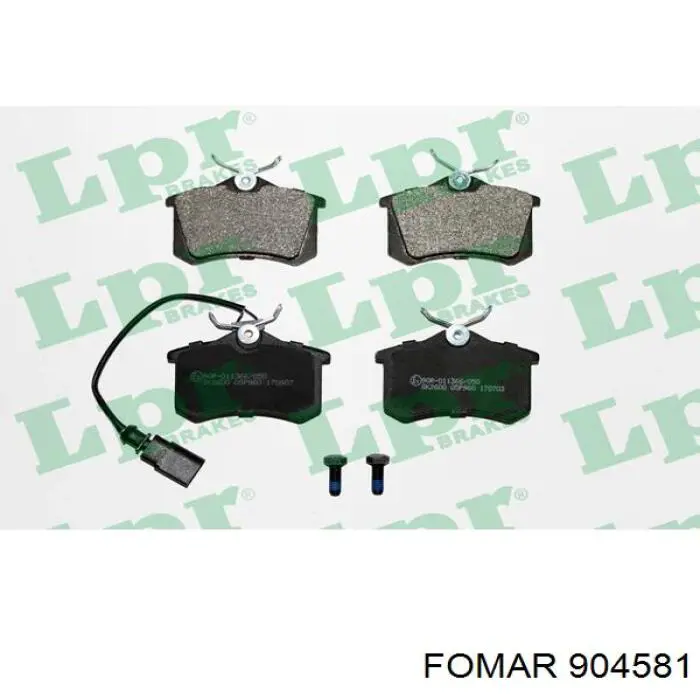 Задние тормозные колодки RM0127 Goodrem