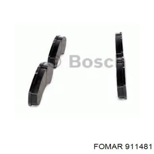 Колодки дисковые  Fomar Roulunds 911481 цена, от 21.62 USD