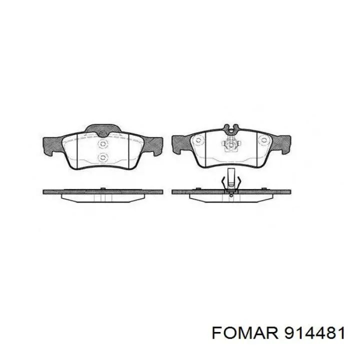 RT1PD18680 Rotinger Колодки тормозные дисковые комплект
