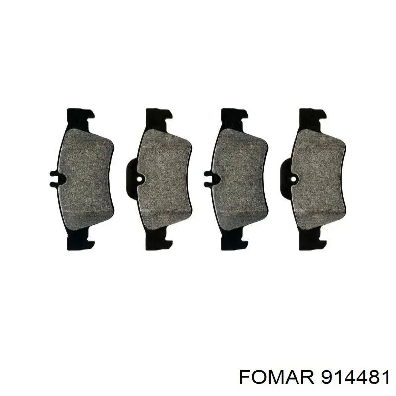 Колодки дисковые  Fomar Roulunds 914481 цена, от 30.97 USD