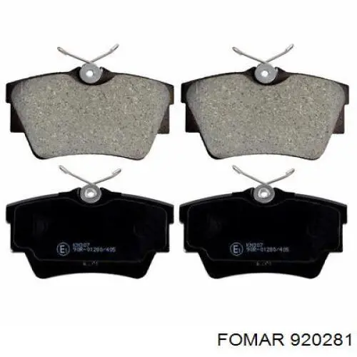 Колодки дисковые  Fomar Roulunds 920281 цена, от 20.01 USD