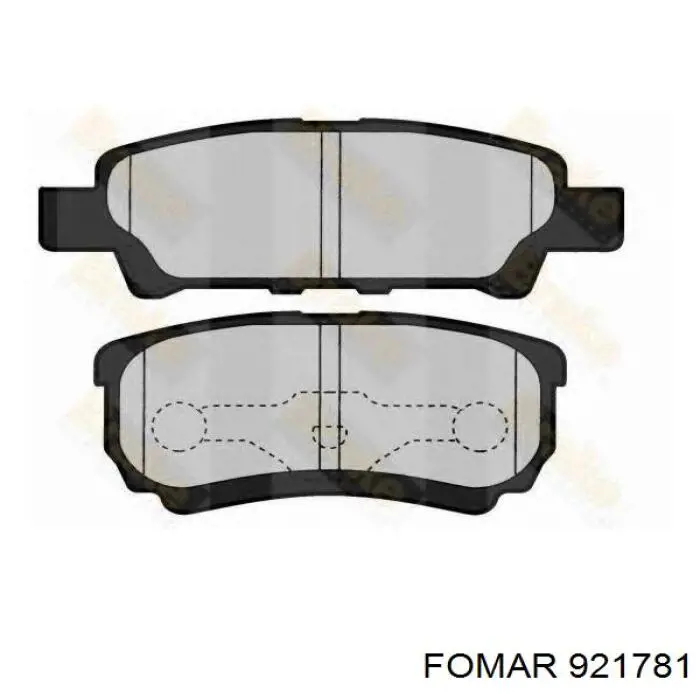 Задние тормозные колодки P54034N Brembo