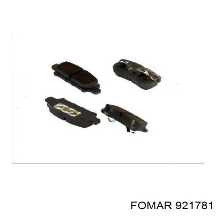 Задние тормозные колодки INF111373 InA-For