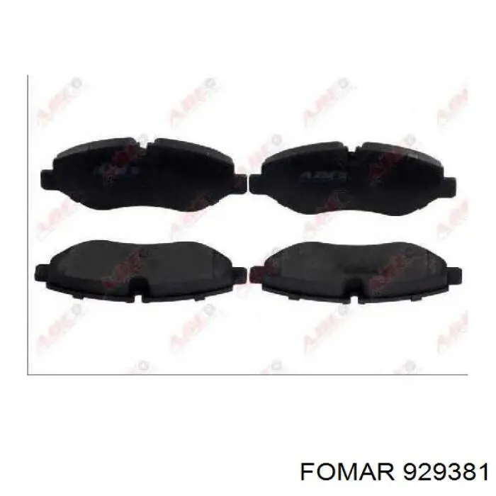 Купить 929381 Fomar Roulunds Колодки тормозные