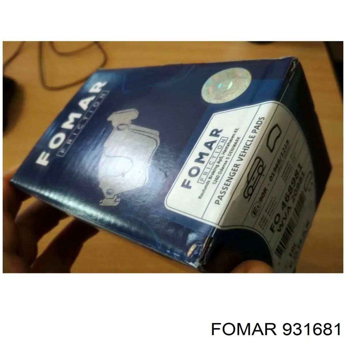 IE181375-202 Polcar колодки тормозные задние дисковые
