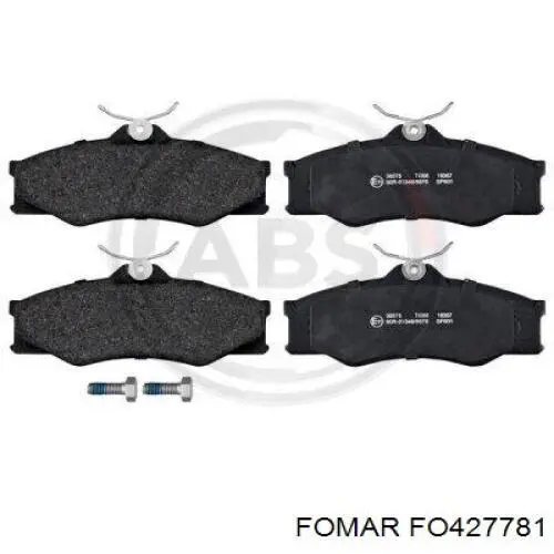Передние тормозные колодки FO427781 Fomar Roulunds