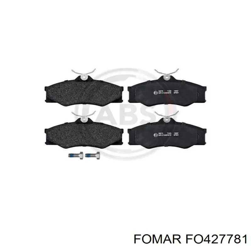 Тормозные колодки Fomar Roulunds FO427781
