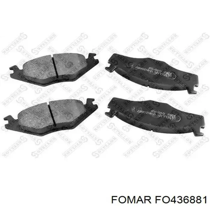 Тормозные колодки Fomar Roulunds FO436881