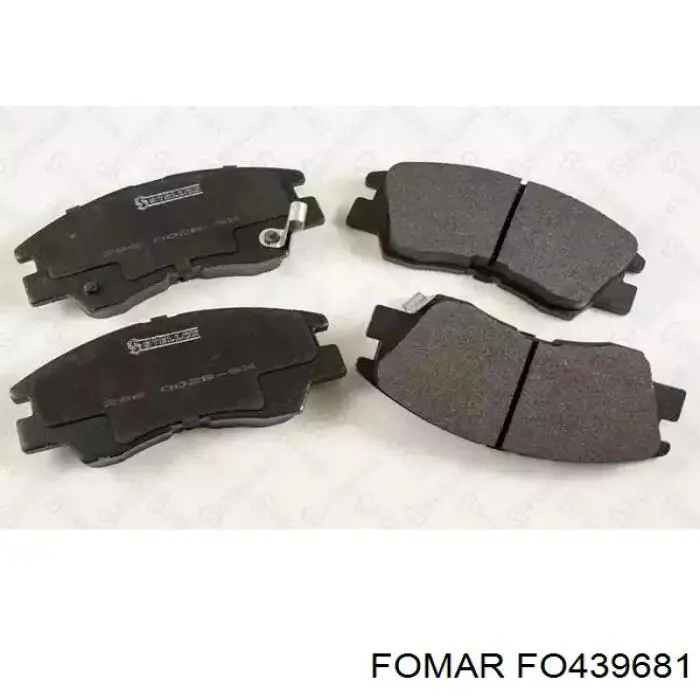 Передние тормозные колодки D396E Dafmi