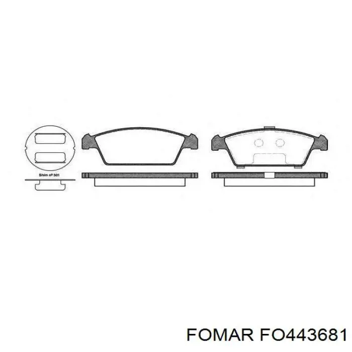Тормозные колодки Kashiyama D1066
