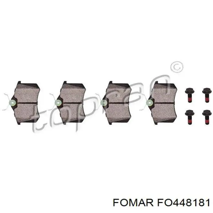 Задние дисковые колодки Fremax FBP057501