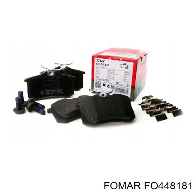 FBP057501 Fremax Колодки тормозные дисковые комплект