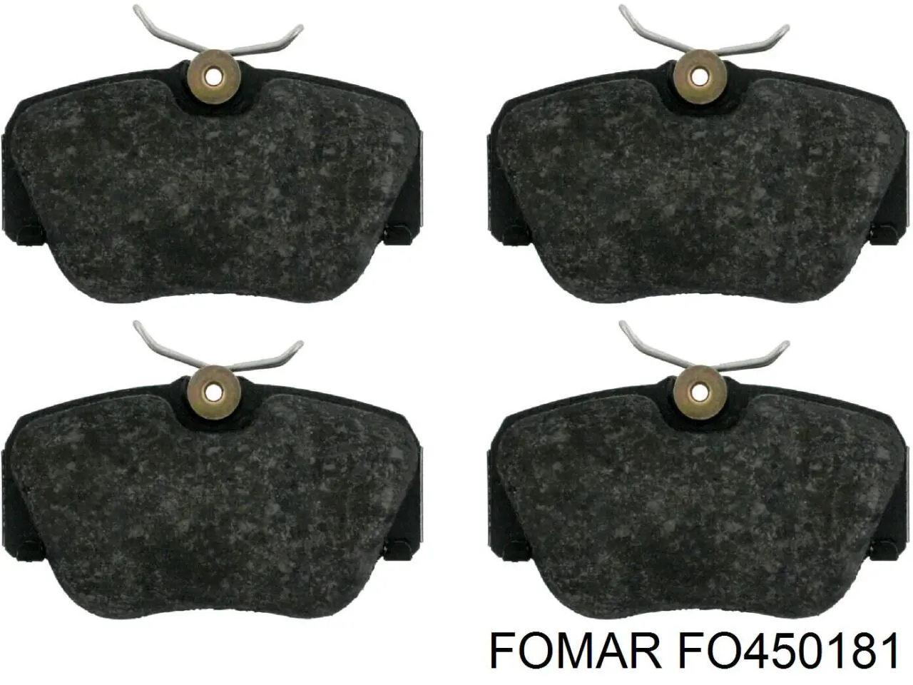 Тормозные колодки Fomar Roulunds FO450181