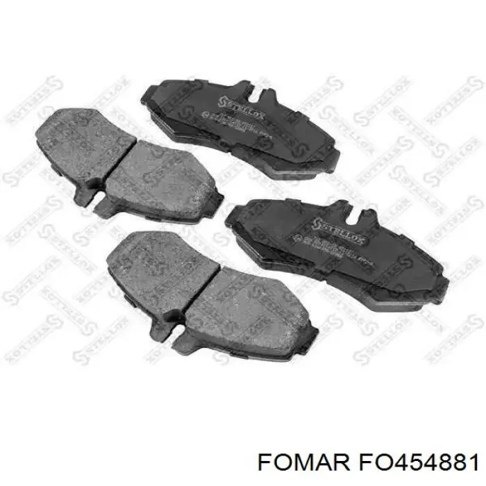 Задние дисковые колодки Fomar Roulunds FO454881