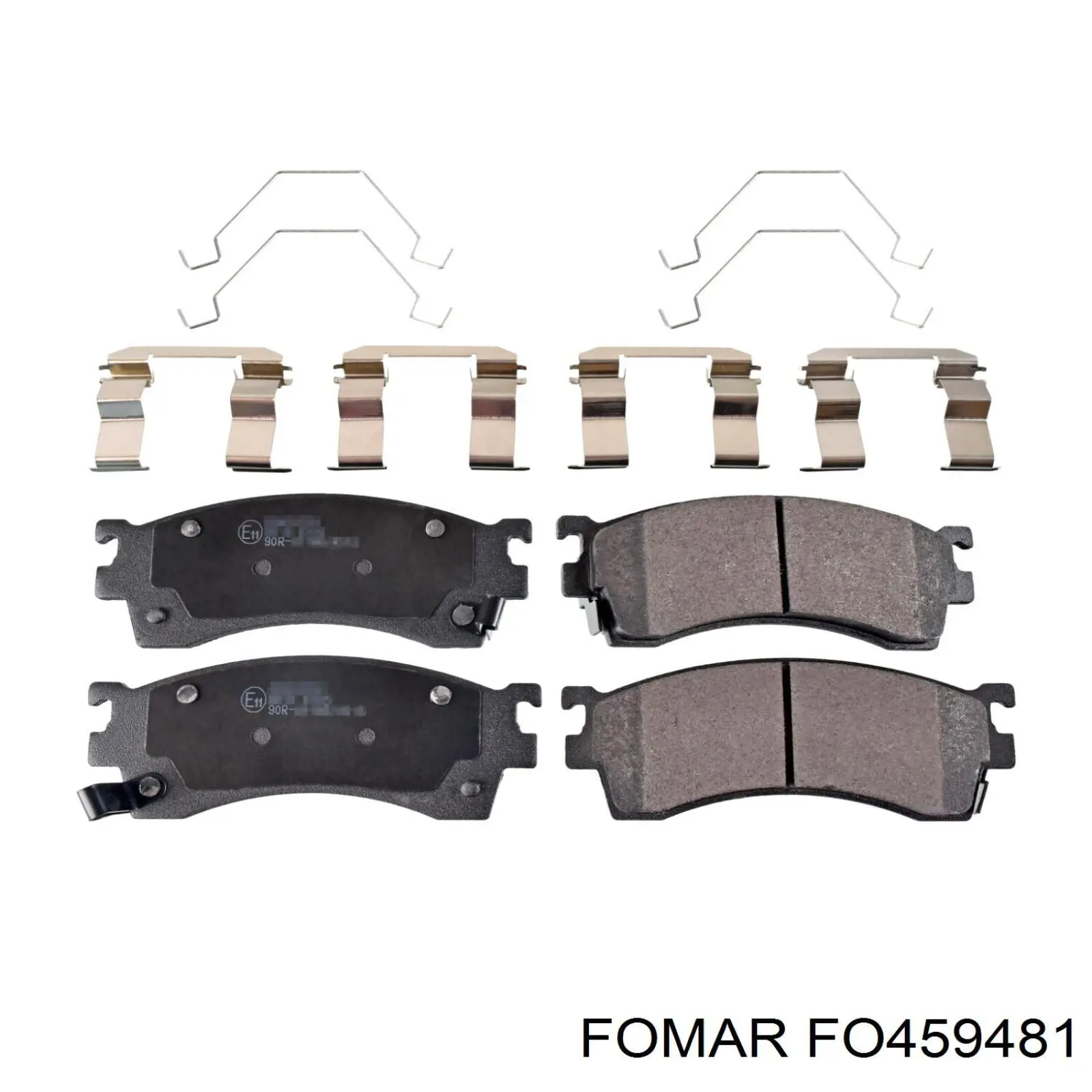 Колодки тормозные передние дисковые FOMAR FO459481