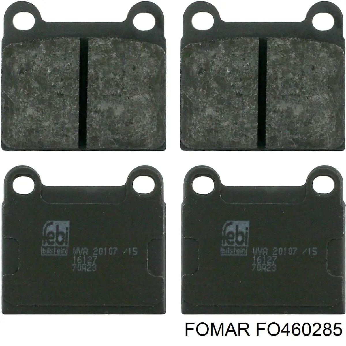Колодки дисковые  Fomar Roulunds FO460285 цена, от 10.55 USD