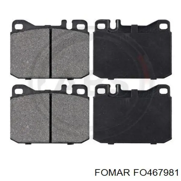 Купить 467981 Fomar Roulunds Колодки тормозные