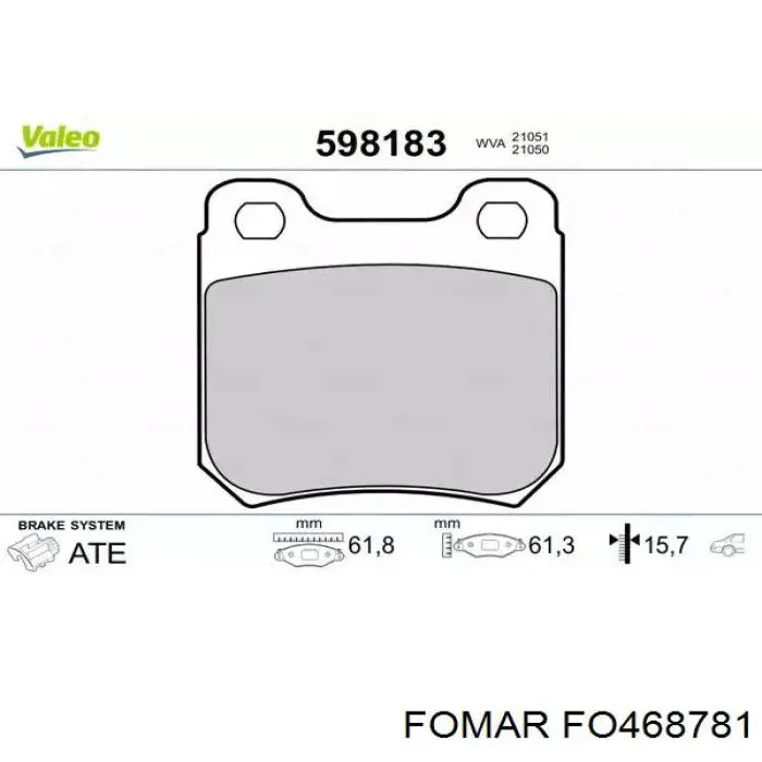 Колодки дисковые  Opel 90487271 цена, от 15.52 USD