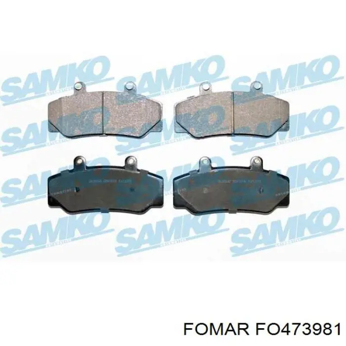Купить FO473981 Fomar Roulunds Колодки тормозные