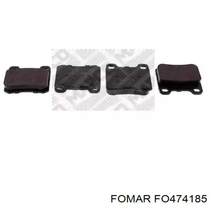 Задние дисковые колодки Fomar Roulunds FO474185