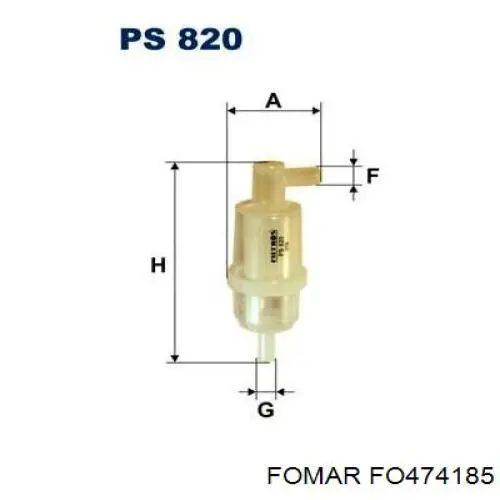 Задние тормозные колодки FO474185 Fomar Roulunds