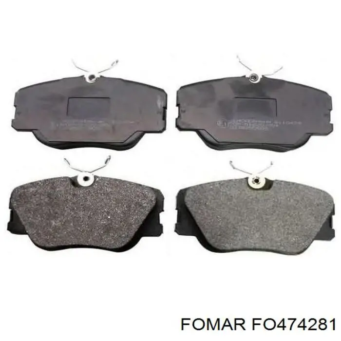 Колодки Fomar Roulunds FO474281 цена, от 16.62 USD